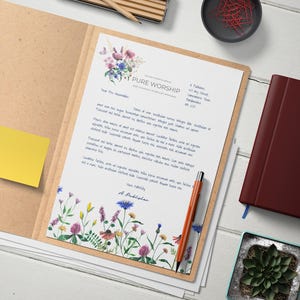 Convención "Adoración Pura" 2025 - Summer Meadow - Plantillas imprimibles para el Ministerio de Escritura de Cartas de los Testigos de Jehová