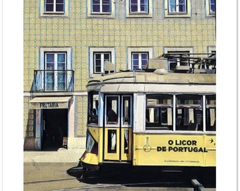 Tram No. 28 | Lisbon | Premium Matte Art Print