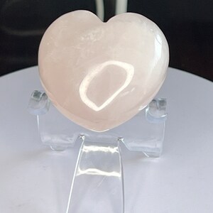 Rose Quartz Heart Carving