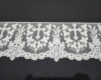 Floral Cross Lace,  Liturgical