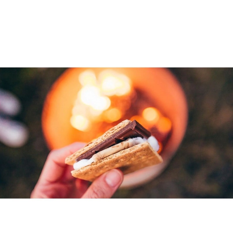 S'mores Kit Gift Set, Large Campfire Matches, Glass Jar Matches, Smores