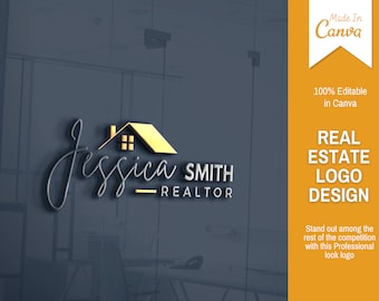 Real Estate Logo, DIY Logo Real Estate, Canva Real Estate Logo, Premade Real Estate Logos, Realtor Logo Design, Real Estate Agent Logo