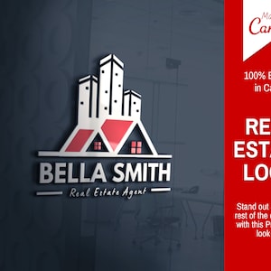 Real Estate Logo, Realtor Logo, Editable Logo, Premade Real Estate Logos, House Logo, DIY Logo, Logo Design, Real Estate Agent