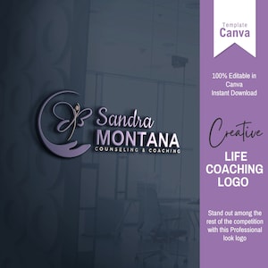 Life Coaching Logo, Counseling Logo, Butterfly Logo, Therapist Logo, Psychology Logo, Healing Logo, Spiritual Logo, Life Coach Logo Design