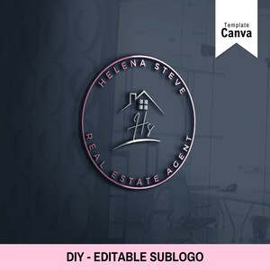 Real Estate, logo design, signature logo, editable logo, diy logo, house logo, real estate logo, realtor logo, real estate agent, logo realtor, realtor logo canva, logo real estate, premade logo