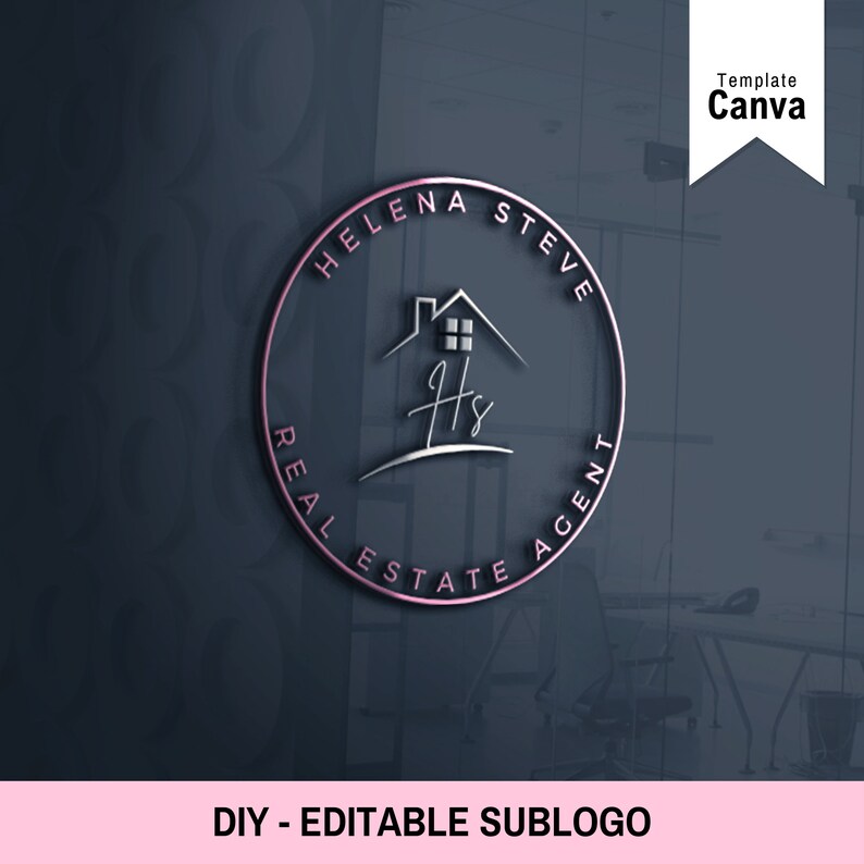 Real Estate, logo design, signature logo, editable logo, diy logo, house logo, real estate logo, realtor logo, real estate agent, logo realtor, realtor logo canva, logo real estate, premade logo