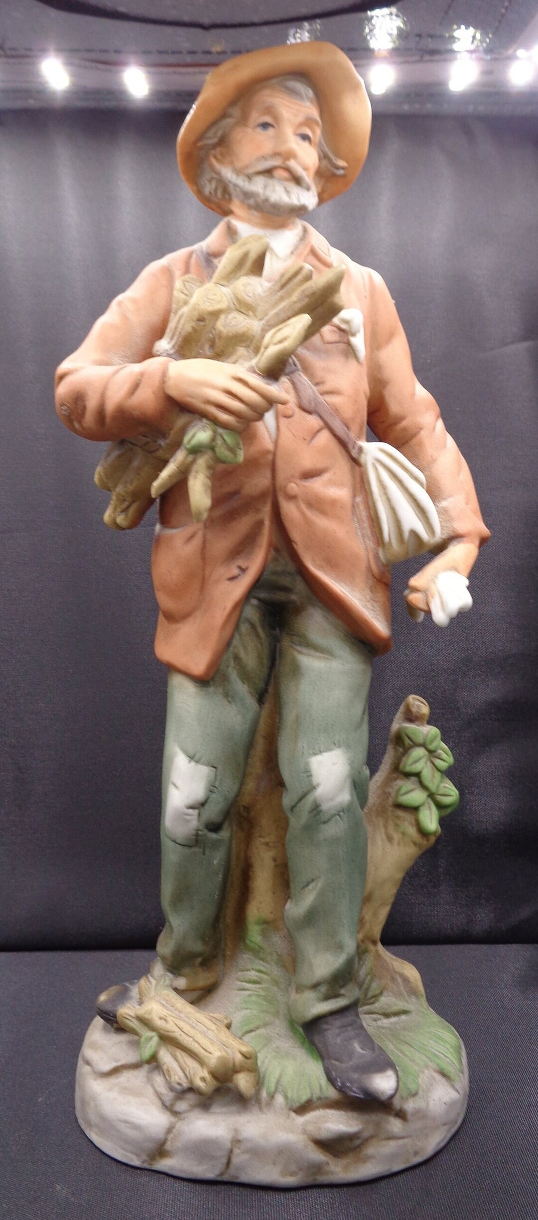 Old Man and Woman Farmer Homco 8884 Figurine Pair Vintage - Etsy