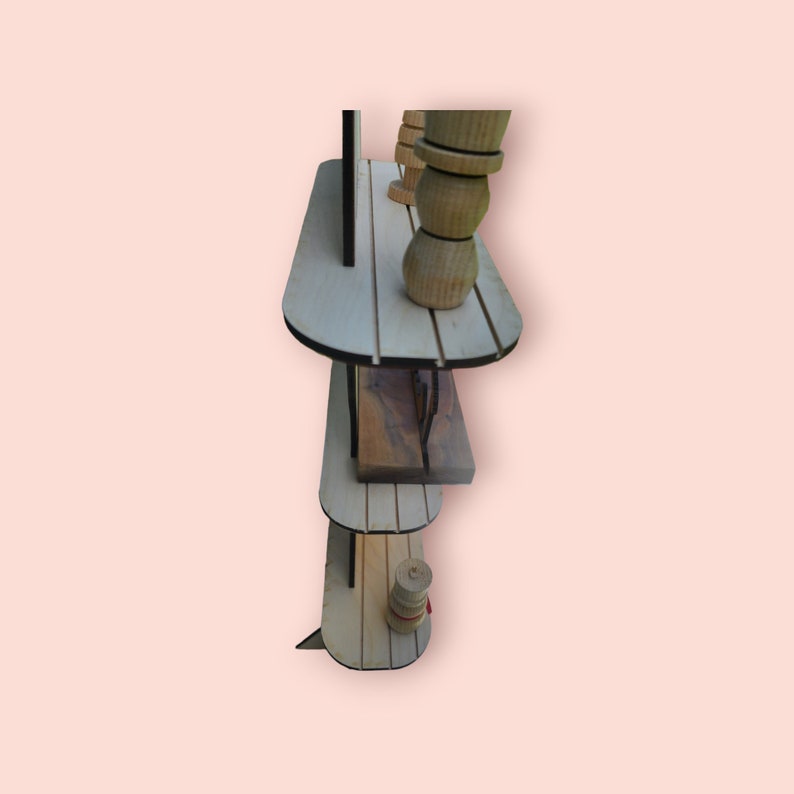 Craft Show display with six shelves that has removable feet and shelves, perfect for art exhibits, craft shows or other events to display your retail items