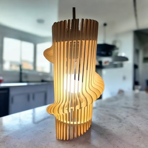 Wood Chandelier,  Wood Light Fixture , Ceiling Light Fixture , Mid Century Modern chandelier , Modern Pendant Light , Hanging Lamp