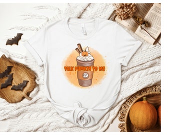 Habla calabaza conmigo camisa, camisa divertida de Halloween, camisa de Halloween, camisa espeluznante, camisa de terror, camisa de hombres y mujeres, camisa de Halloween para mujeres