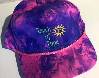 Feb 91 Touch of Time Pink and Purple Baseball Hat