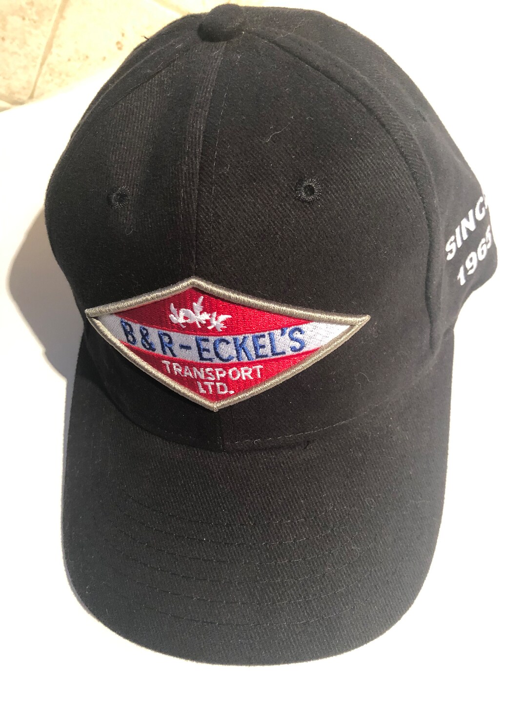Vintage B&R Eckels Transport Ltd Black Baseball Hat - Etsy