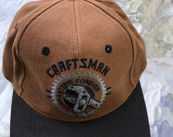 casquette de baseball marron vintage Craftsman’s