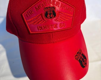 The Mother Road Route 66 Red Baseball Hat