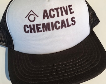 Active Chemicals Brown Trucker Hat