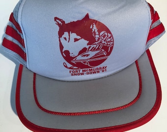 1991 Fort McMurray Snow Down Trucker Hat