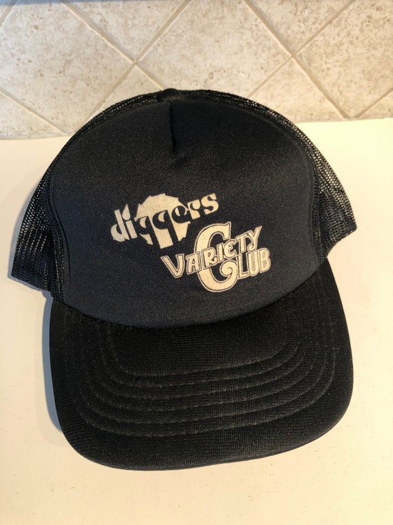 Diggers Variety Club Black Trucker Hat