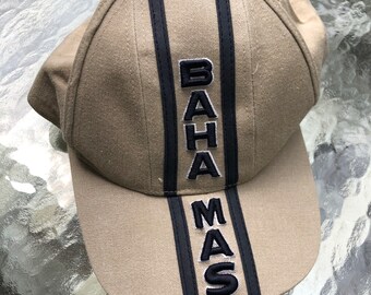 Vintage Bahamas Beige Baseball Hat