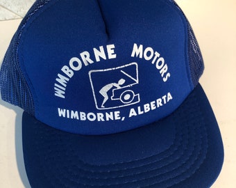 Wimborne Motors Blue Trucker Hat