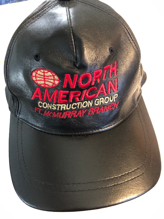 North American Construction Group Black Leather Ha