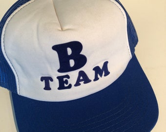 B Team Blue Trucker Hat