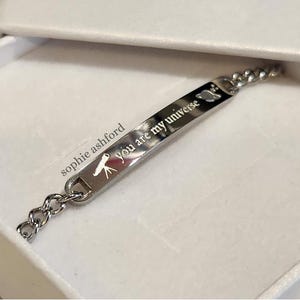 You Are My Universe | CP Engraved Bracelet Design, Perfect Gift for Friends & Family, Music Artist Themed Jewelry, Two Sided Engraved Lyrics