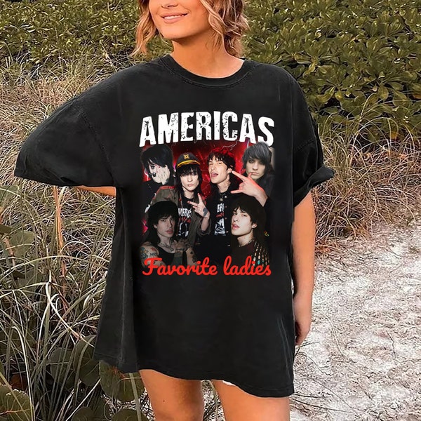 America's Favorite Ladies T-Shirt, The Tinas Jake Webber Johnnie Guilbert Shirt, America's Shirt, Jake Webber Shirt, Johnnie Guilbert Shirt