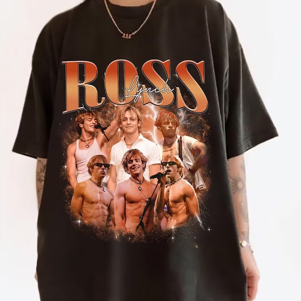 Ross Lynch Vintage T-Shirt, Austin Lynch Graphic T-shirt, R5 Lynch Pop Rock Band shirt, Ross Shor Lynch Retro 90's Fans T-shirt, Uniex Tee