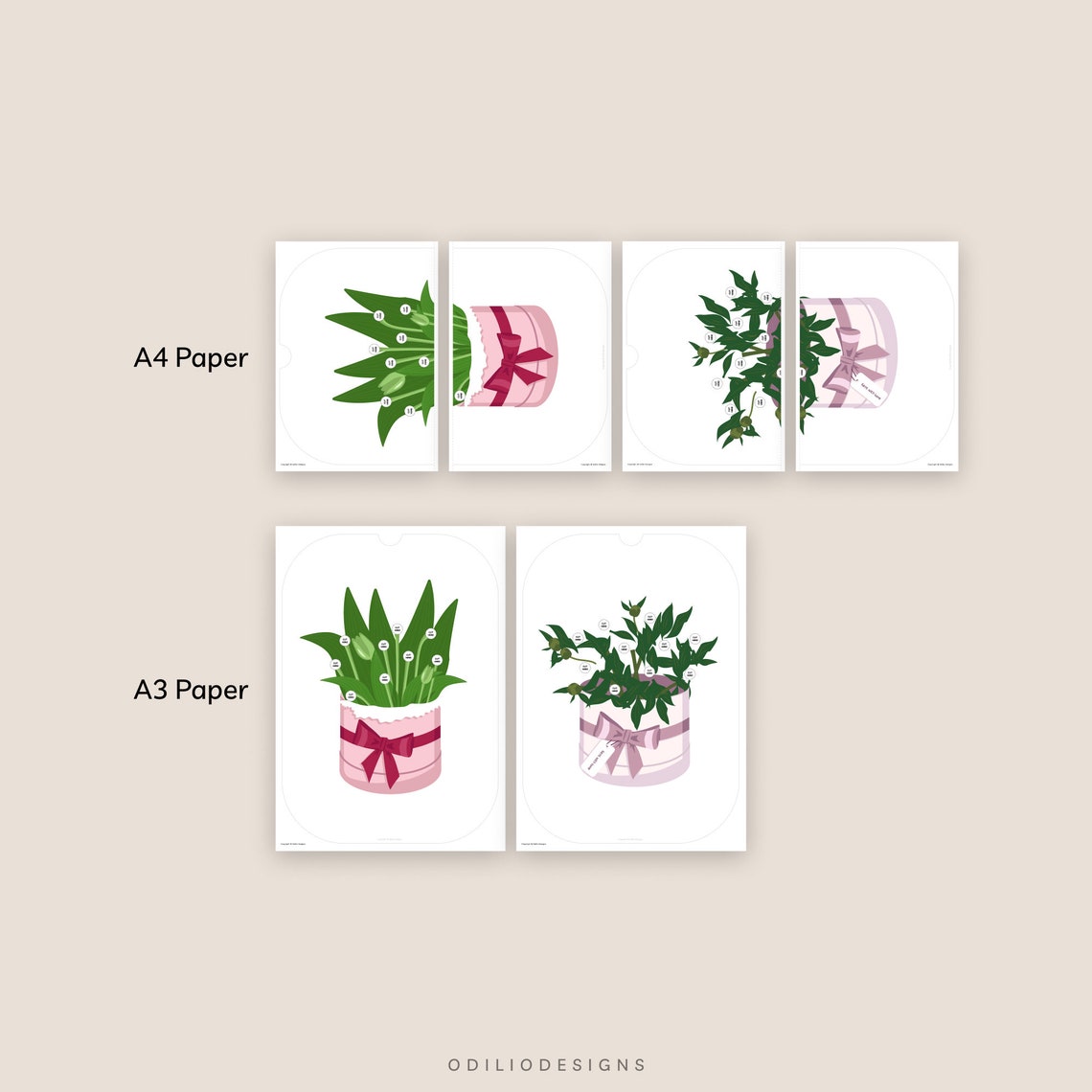 Trofast Insert File Flower Flisat Printable Template for IKEA Sensory ...