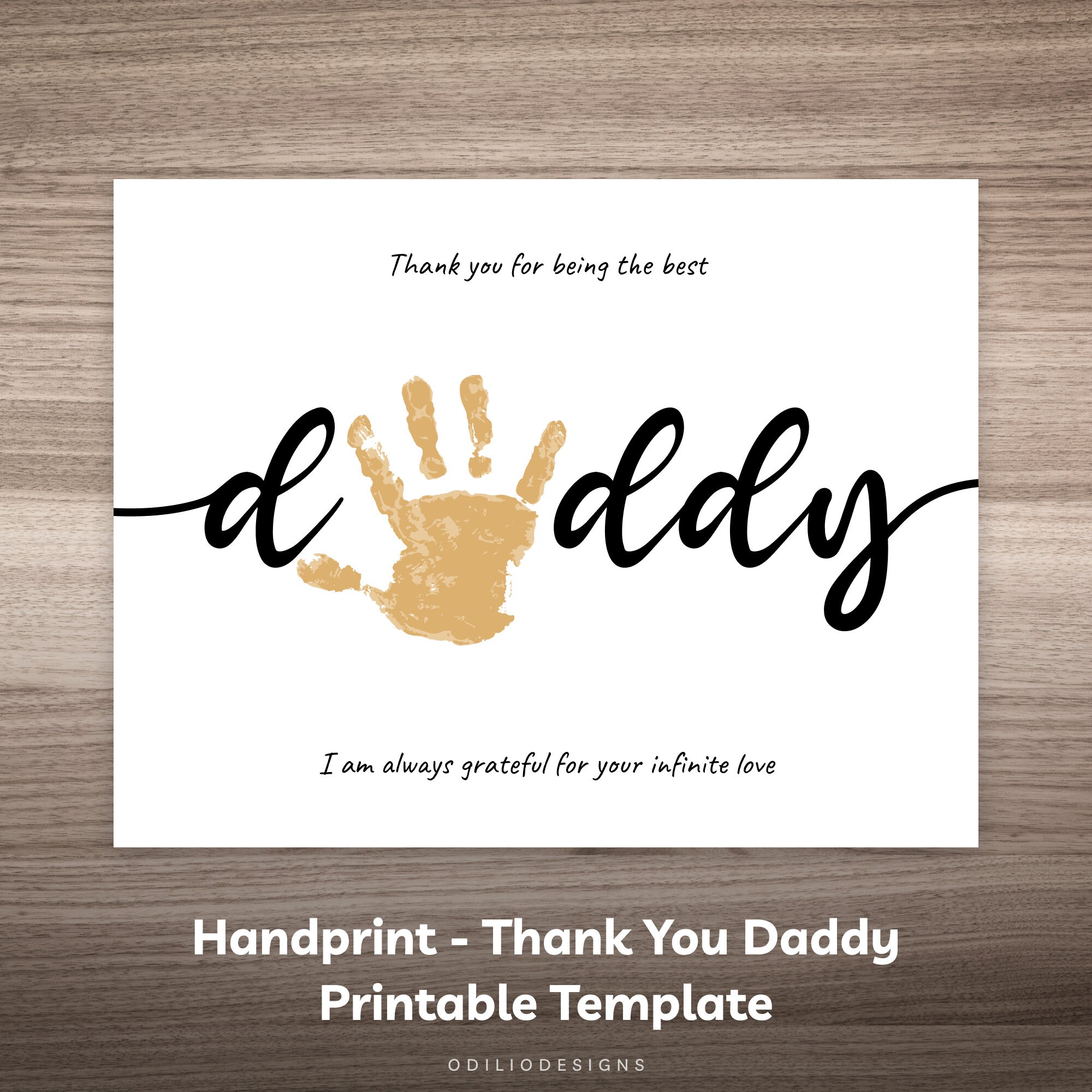 daddy-handprint-art-for-father-s-day-dad-birthday-gift-from-kids-printable-toddler-hand-print-craft-template-for-diy-baby-memory-keepsake-etsy-israel