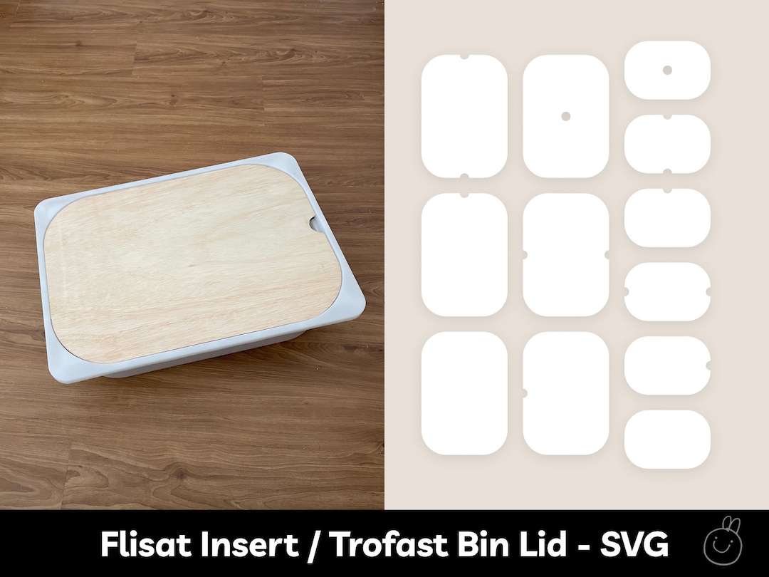 Flisat Insert Trofast Lid SVG Template for IKEA Flisat Sensory Etsy