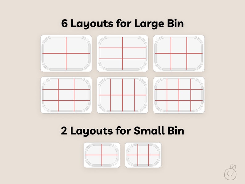 Trofast Bin Dividers SVG Template for IKEA Flisat Table Small Etsy