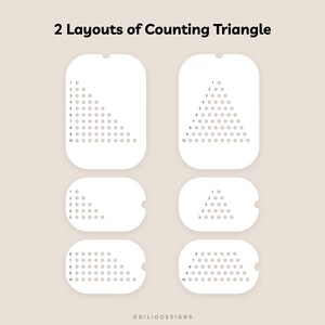 SVG Template for Montessori Numbers Counting Board for Flisat Sensory Table and Trofast Bin Lid Insert (Image 3)