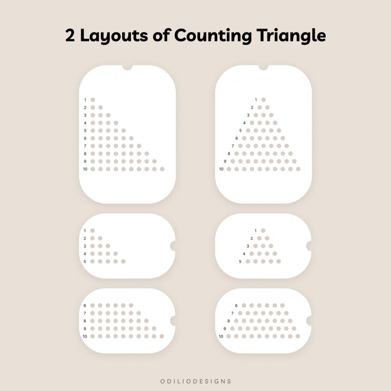 SVG Template for Montessori Numbers Counting Board for Flisat Sensory Table and Trofast Bin Lid Insert (Image 3)