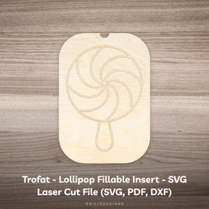 Lollipop Flisat Insert Trofast Bin Lid Laser Cut File SVG DXF PDF for Colors Learning & Kids Sensory Table Activity