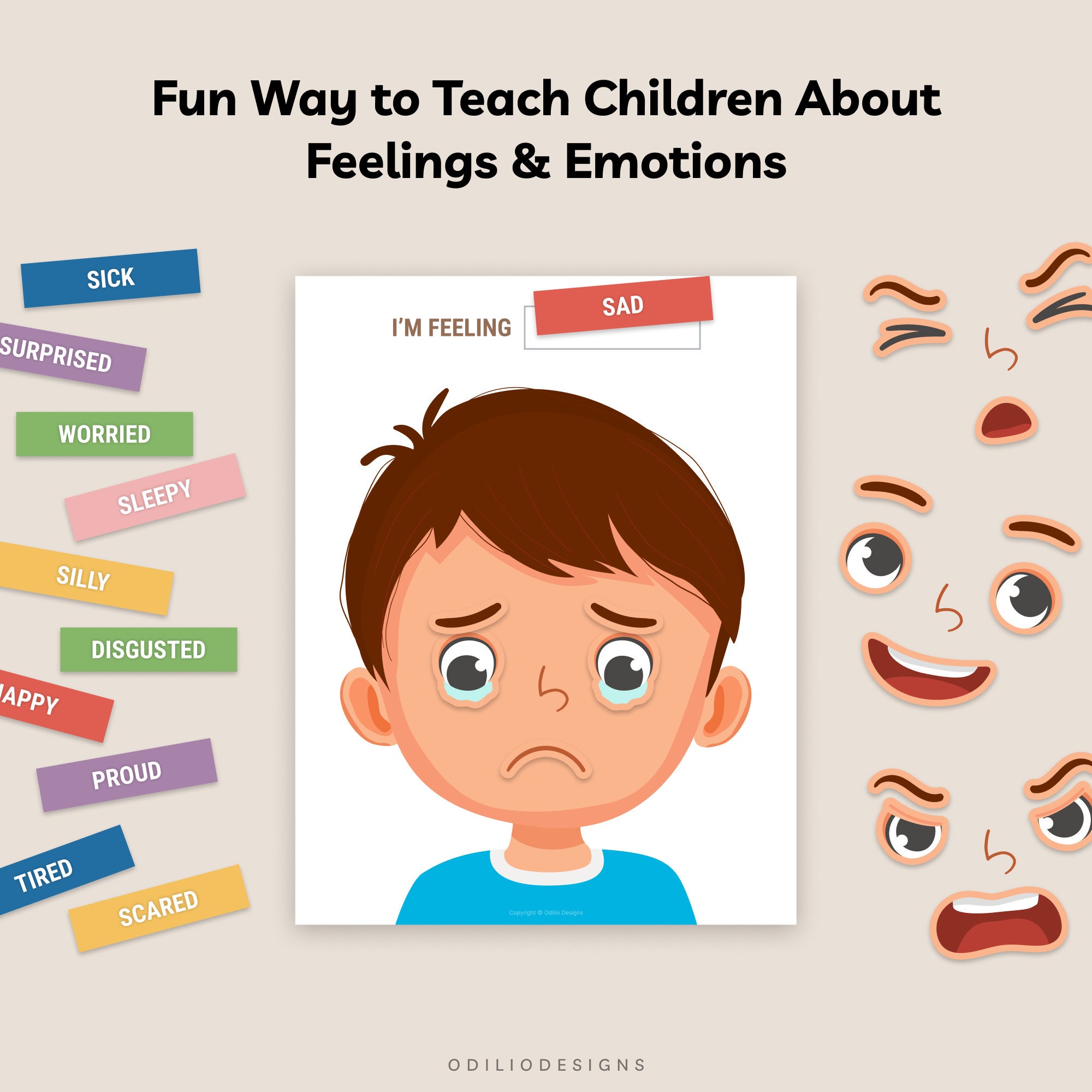 Feelings Faces Game