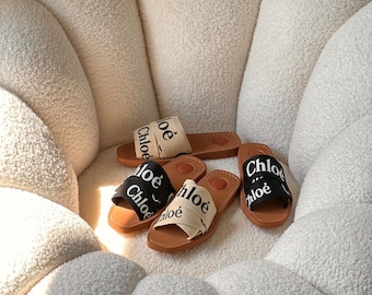 Chloe Woody Slides Sandals