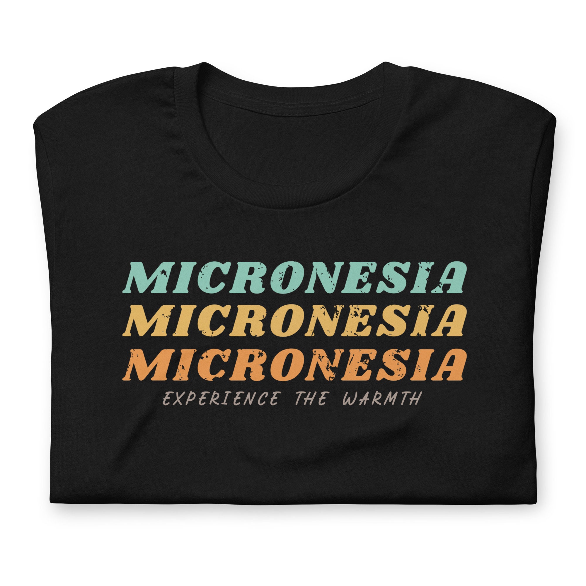 Micronesia Retro T-shirt: Guam Rainbow Island Tee - Etsy