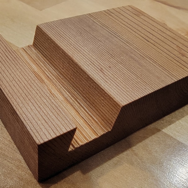 Cedar Phone Stand