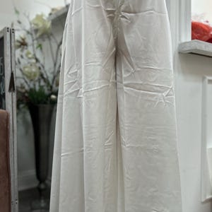 White Ao dai pants, wide legs-skirt pants (wide 175-180cm) , women pants 43 inches(109-110cm)length