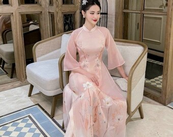 最終　新品　SOLOV BLOOMING AOZAI LONG DRESS il_340x270.6062330832_mo9r.jpg