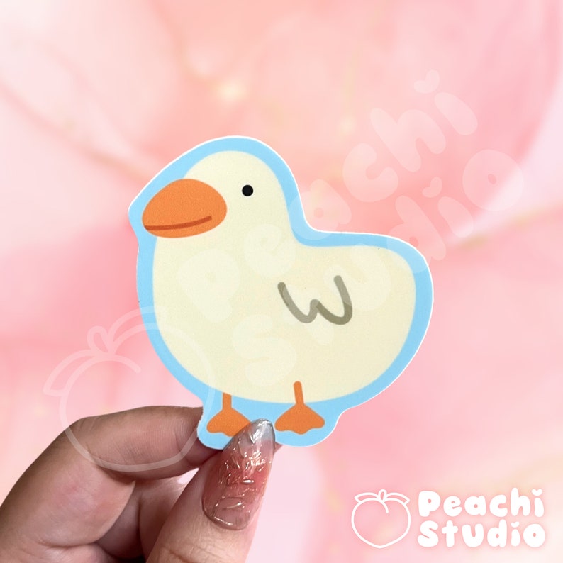 Quack Sticker Quack Cute Duck Derp Sticker | Vinyl Weather Waterproof Matte Bird ...