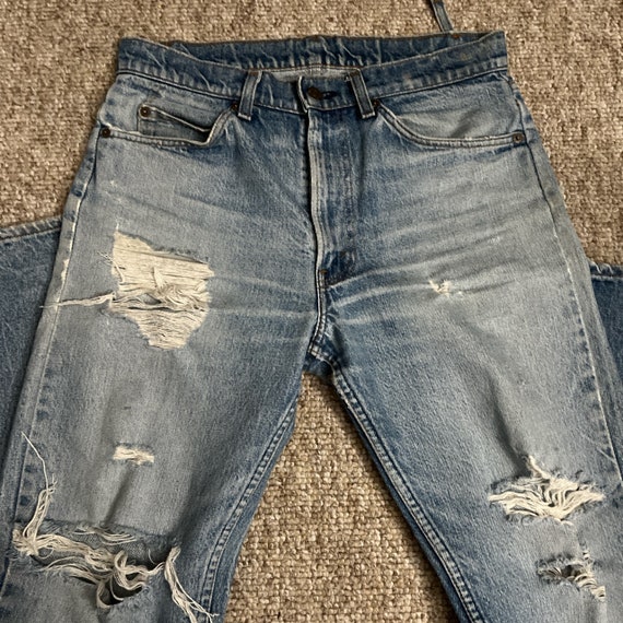 vintage levis 505 orange tab - image 5