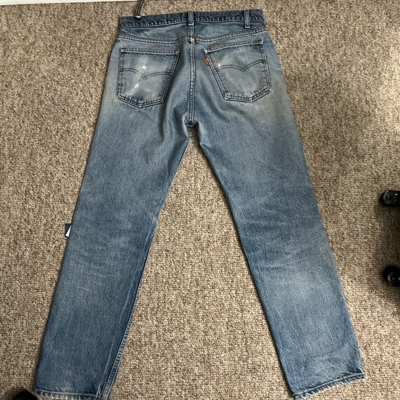 vintage levis 505 orange tab - image 2