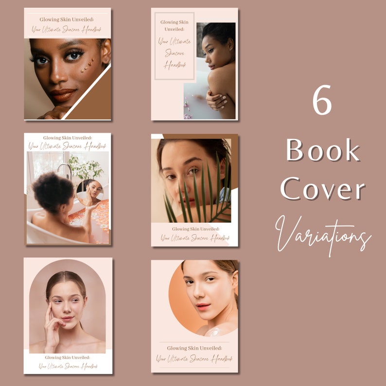 Skincare Ebook Template Beauty Essentials Ebook Skin Care Etsy