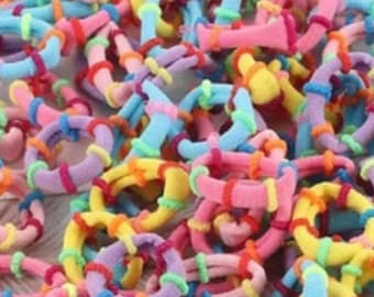 14pcs Gentle Baby Hair Ties, Toddler Hair Ties, Soft Baby Hair Bands, Baby Hair Accessories, Baby Hair Elastics