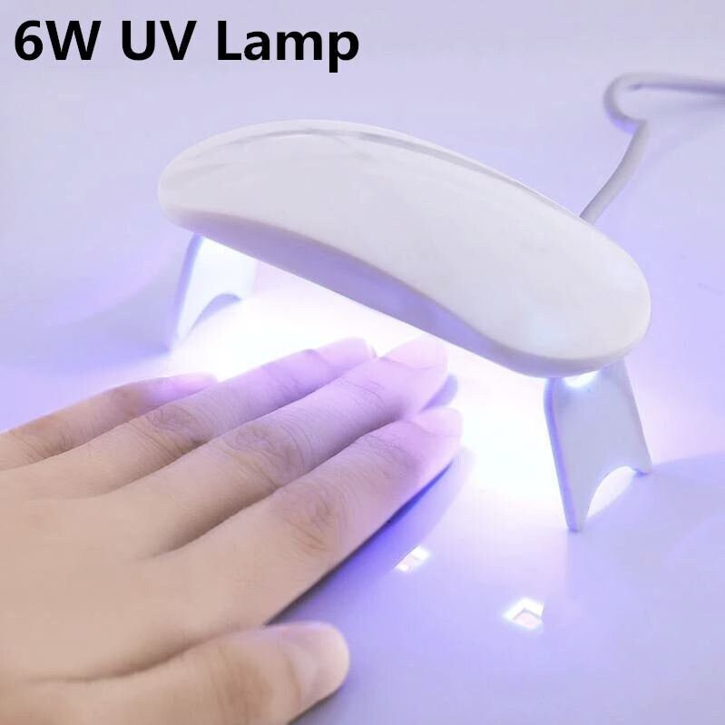 Mini Lampe à Ongles LED UV,LED USB 16W UV,Lampe UV Sèche Ongles, Portable  Unique Doigt Gel Vernis À Ongles Lampe De Durcissement De Manucure avec