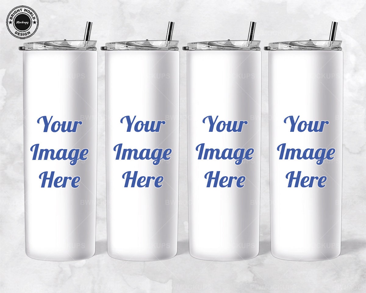 Tumbler Mockup 20oz Bundle Includes 6 Mockups Transparent PNG Files