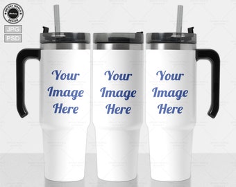 Tumbler Mockup 40oz Quencher | PSD + JPEG | Dye Sublimation Tumbler Wrap | Easy to use | Photoshop Smart Object Mockup | Digital Download