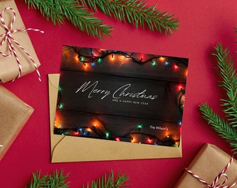 クリスマスライトカード